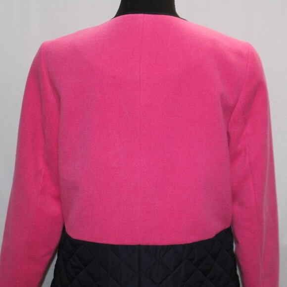Crown & Ivy Pink and Navy Fleece Jacket - Picture 9 of 16